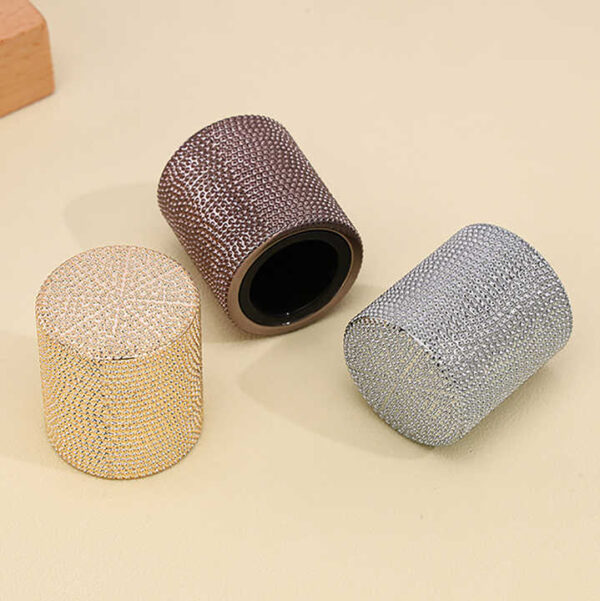 Cylinder Heavy Zinc Alloy Perfume Cap High End Metal Perfume Bottle Lid - 图片 6