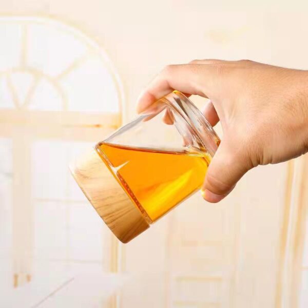Customized Round Glass Jar 180ml 250ml 500ml 750ml Container for Honey Jam Baby Food Storage with Wooden Metal Lid - 图片 5