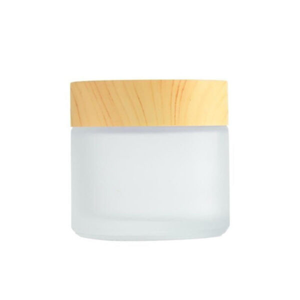 Empty Frosted Glass Cosmetic Bottle 50g Face Cream Jars No reviews yet - 图片 7