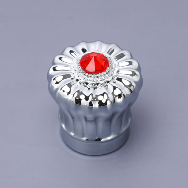 Luxury Gold Heavy Metal Perfume Bottle Lids FEA 15mm Bronze-Colored Zamac Perfume Cap - 图片 7