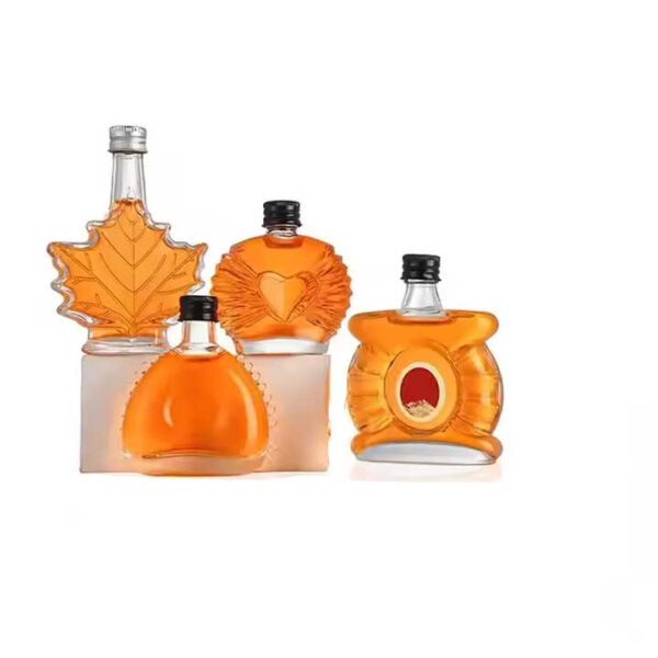 Empty 50ml Transparent Empty Mini Glass Wine Bottle Variety Shape Glass Bottle with Screw Cap - 图片 12