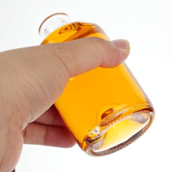 750ml Wholesale Glass Liquor Bottle Whisky Spirit Glass Bottle 700ml 500ml 375ml 200ml for Liquor Whiskey Rum - 图片 6