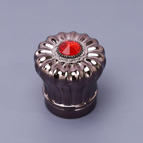 Luxury Gold Heavy Metal Perfume Bottle Lids FEA 15mm Bronze-Colored Zamac Perfume Cap - 图片 10