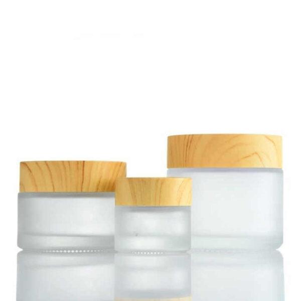 Empty Frosted Glass Cosmetic Bottle 50g Face Cream Jars No reviews yet - 图片 9
