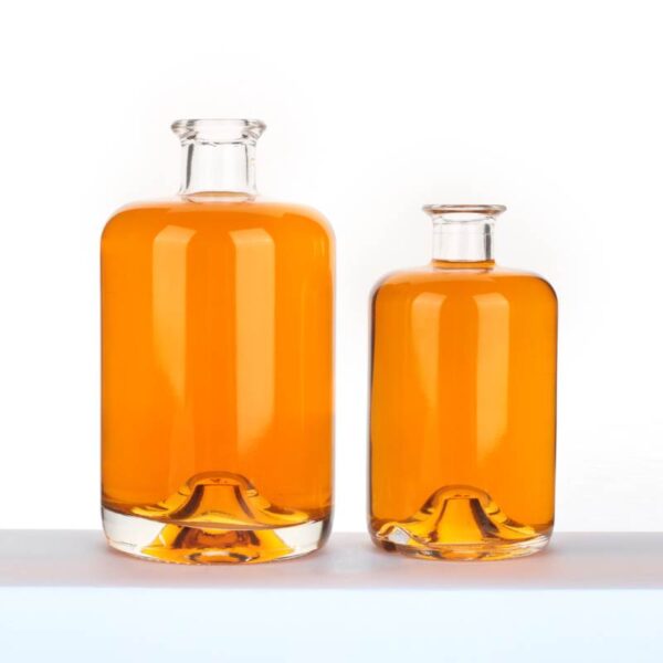 750ml Wholesale Glass Liquor Bottle Whisky Spirit Glass Bottle 700ml 500ml 375ml 200ml for Liquor Whiskey Rum - 图片 3