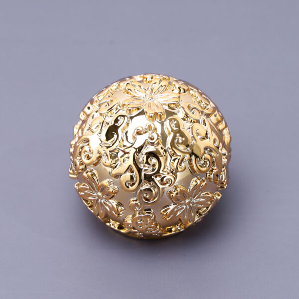 Luxury Gold Heavy Metal Perfume Bottle Lids FEA 15mm Bronze-Colored Zamac Perfume Cap - 图片 11