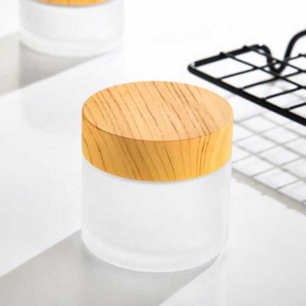 Empty Frosted Glass Cosmetic Bottle 50g Face Cream Jars No reviews yet - 图片 11