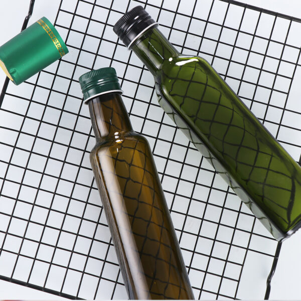 Brown Glass Olive Oil Bottle Dark Green Camellia Oil Bottle 750Ml Rapeseed Oil Bottle - 图片 5